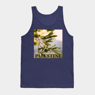 Palestine Olive Branch Tank Top